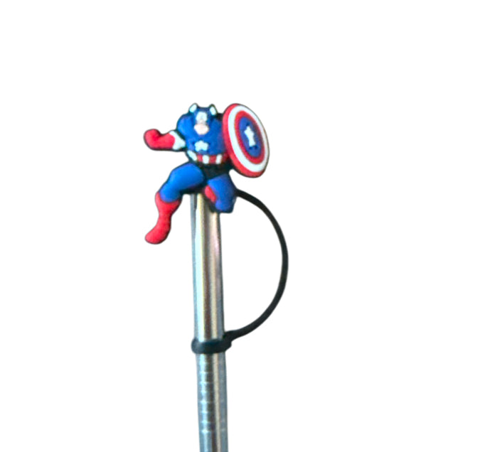 Captain American Straw Topper