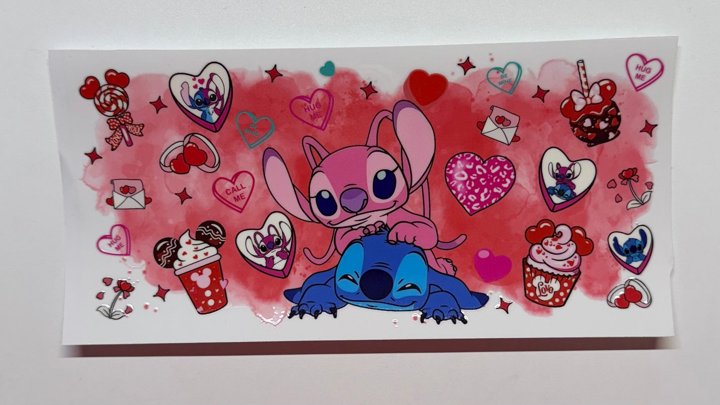 Angel on Stitch’s Back Cup Transfer