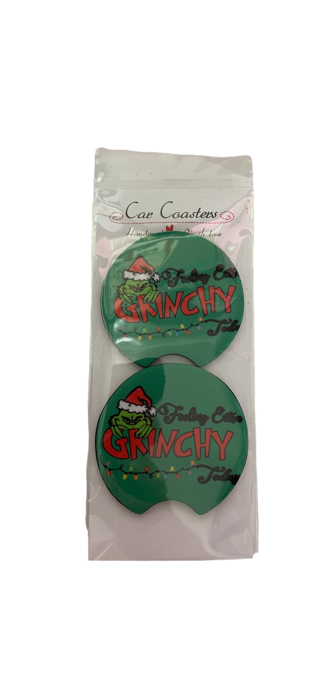 Feeling Extra Grinchy Coasters
