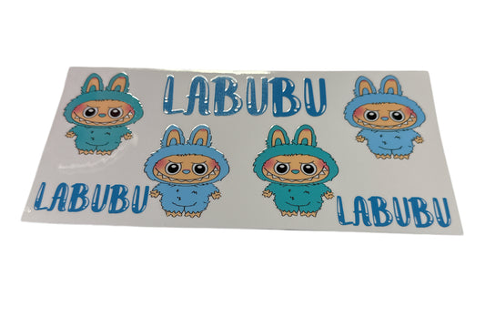 Labubu blue  Cup Transfer