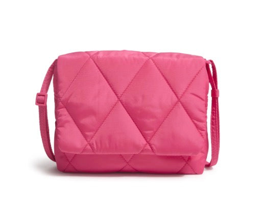 Vera Bradley small flap hipster purse peacock pink