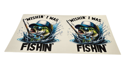 Wishing I was fishing Cup Transfer