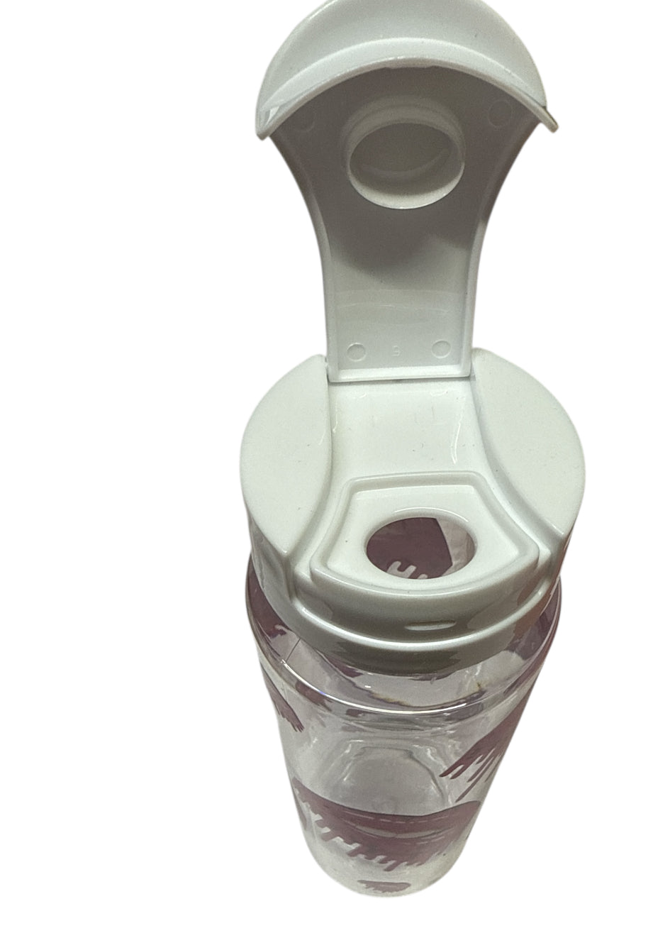 Dark pink lv lips Water bottle 30oz