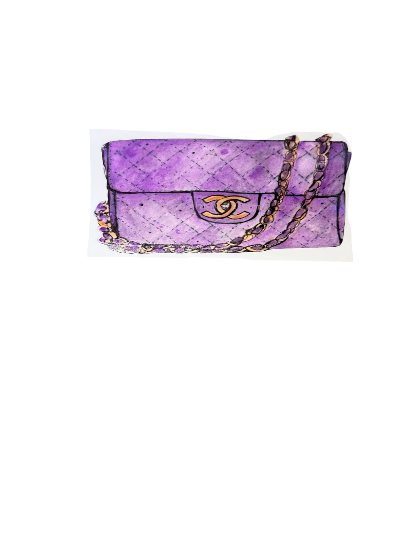 purple cc purse Cup Transfer