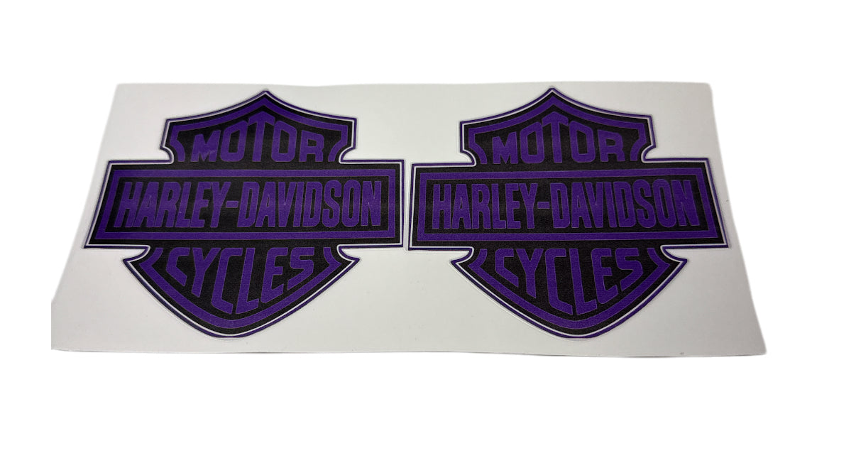 Harley davidson purple black Cup Transfer