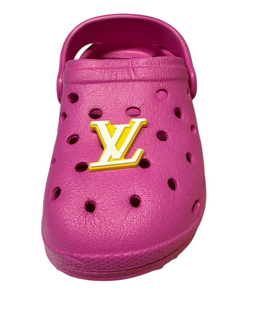 Lv yellow Shoe Charm