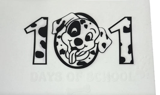 101 days of school DTF Heat Transfer
