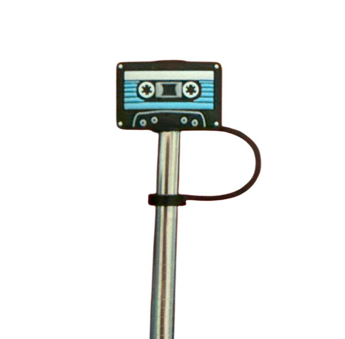 Blue tape Straw Topper