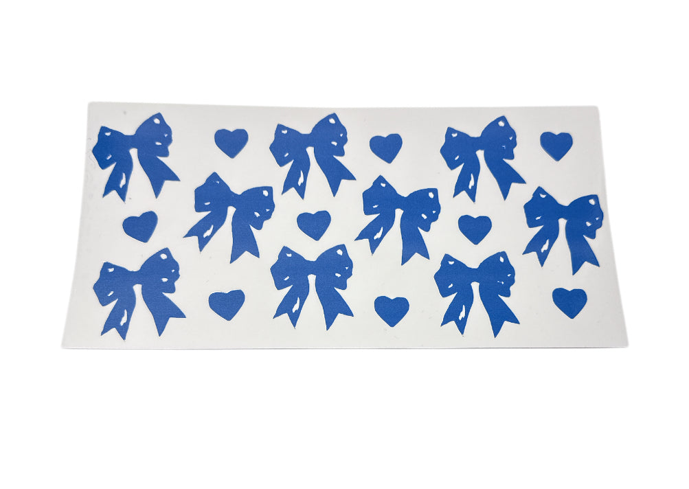 Blue bows Cup Transfer