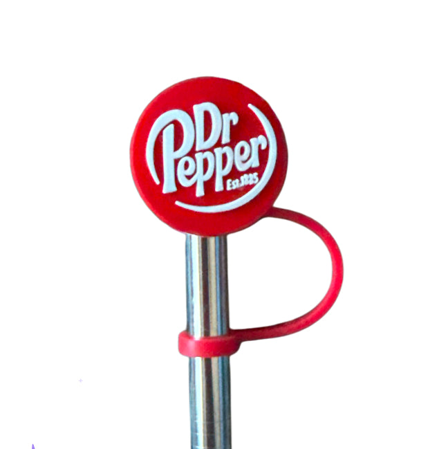 Dr peppers circle Straw Topper
