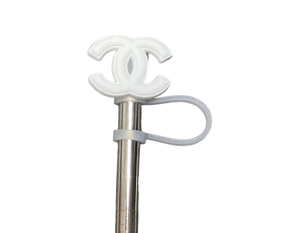 White CC Straw Topper