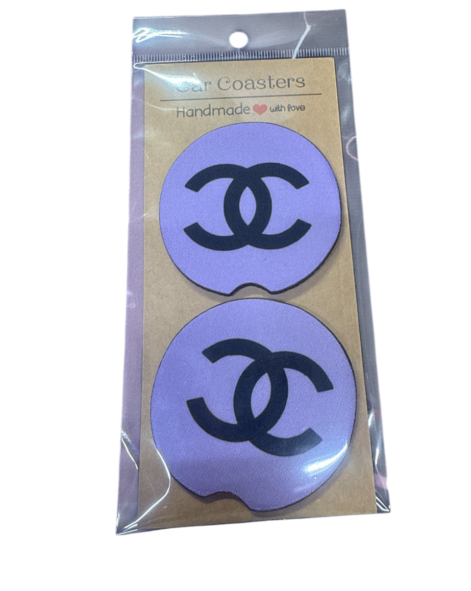 Cc purple Chanel Coasters