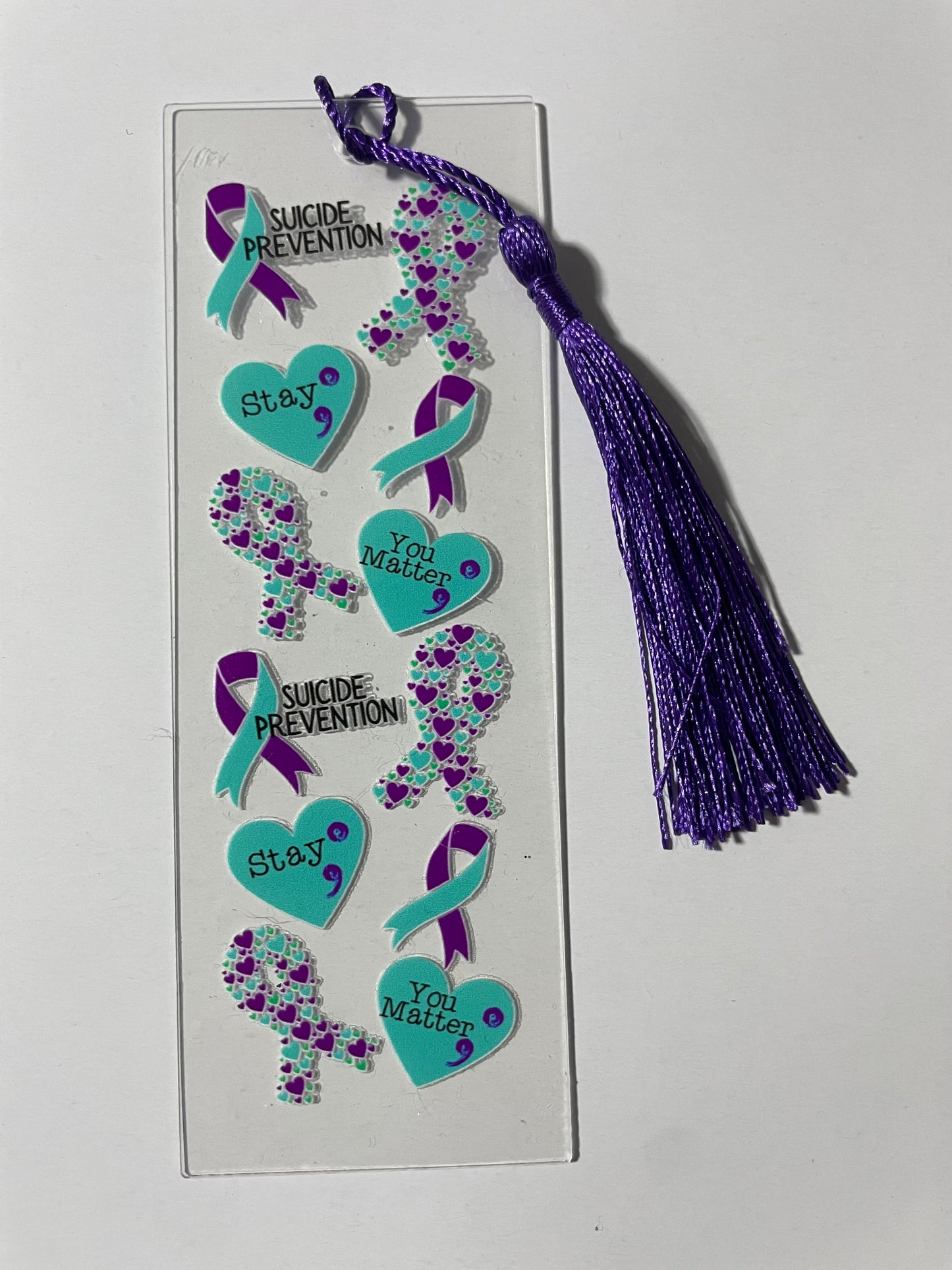 Suicide prevention Bookmark