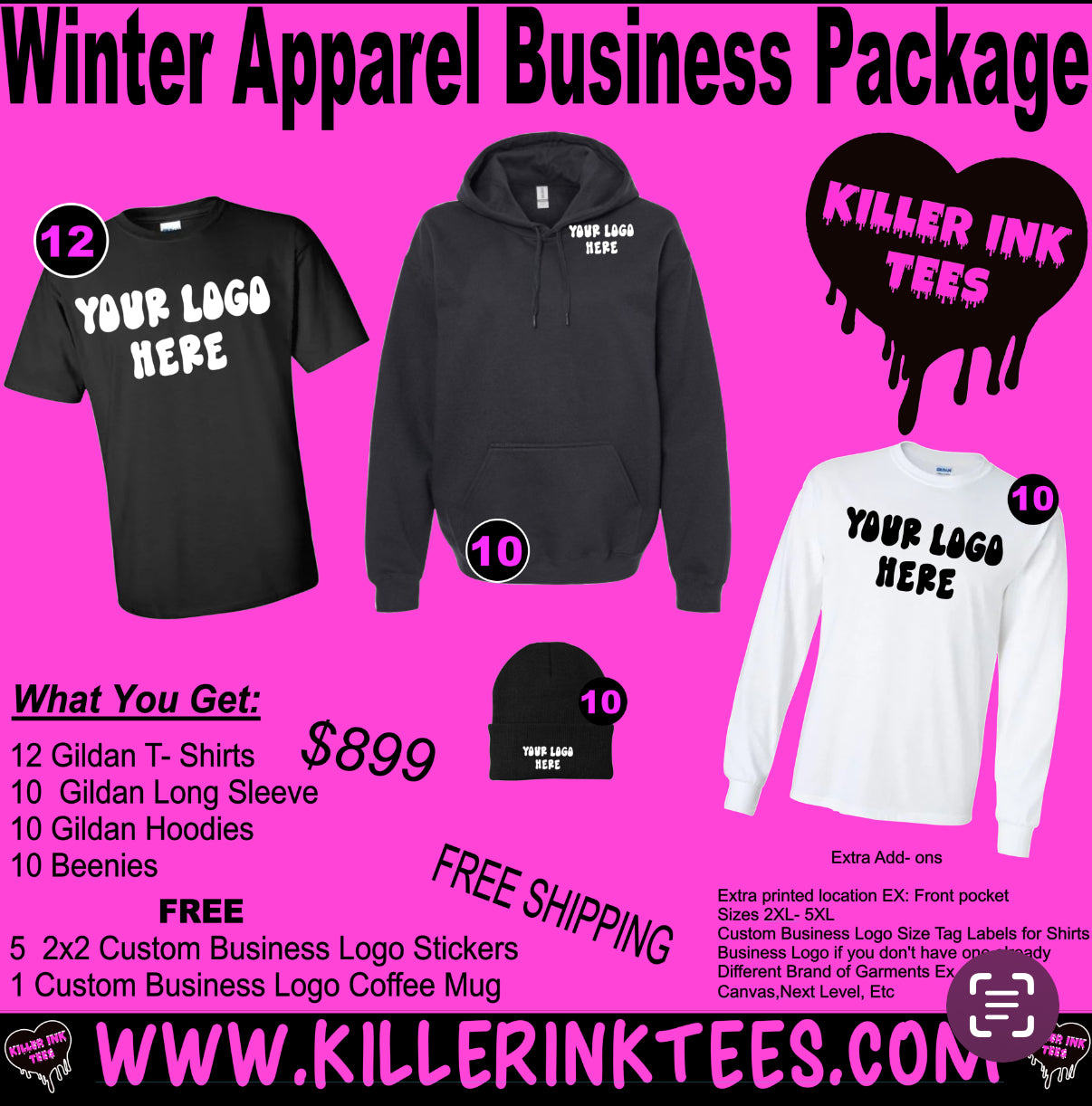 Winter Apparel Business Package