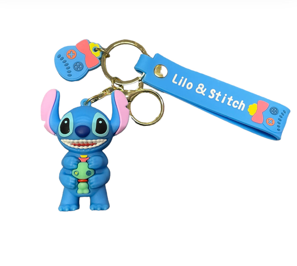 3d pvc Stitch Keychain