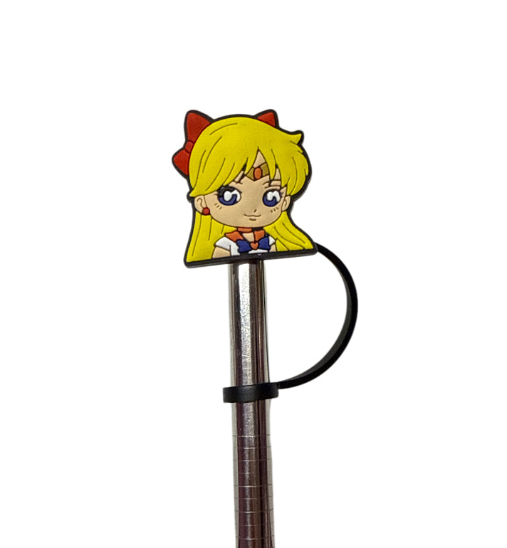 Anime blonde girl Straw Topper