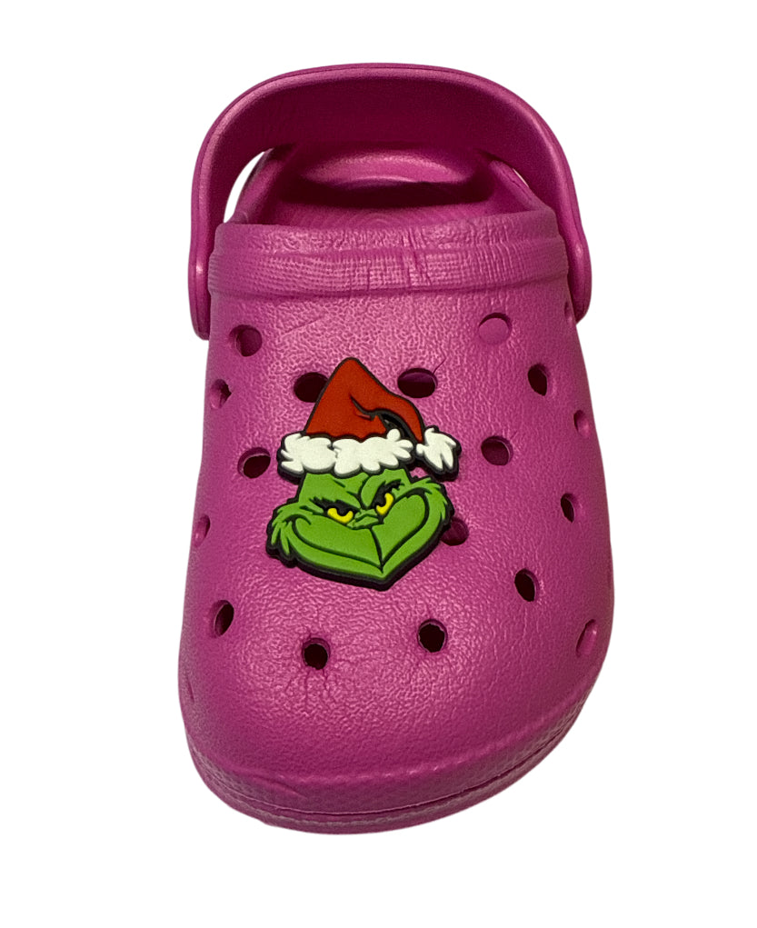 Grinch face Shoe Charm