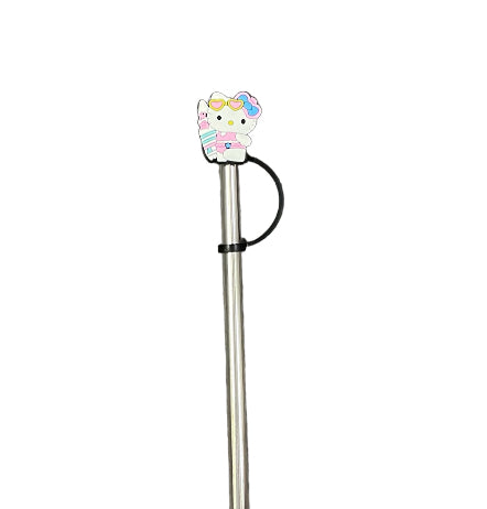Hello kitty Surf Straw Topper