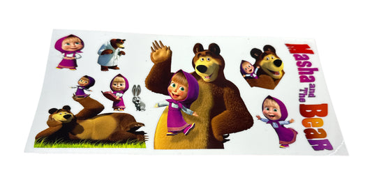 Masha and the bear Cup Transfer