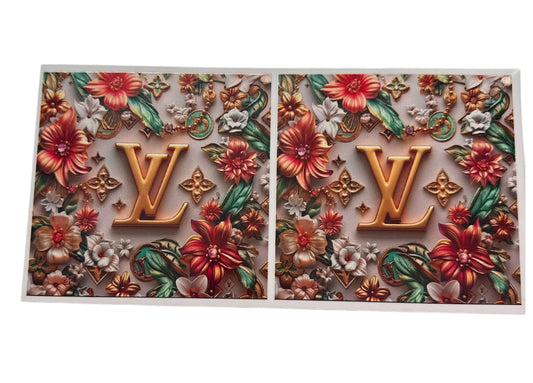 Lv floral Cup Transfer