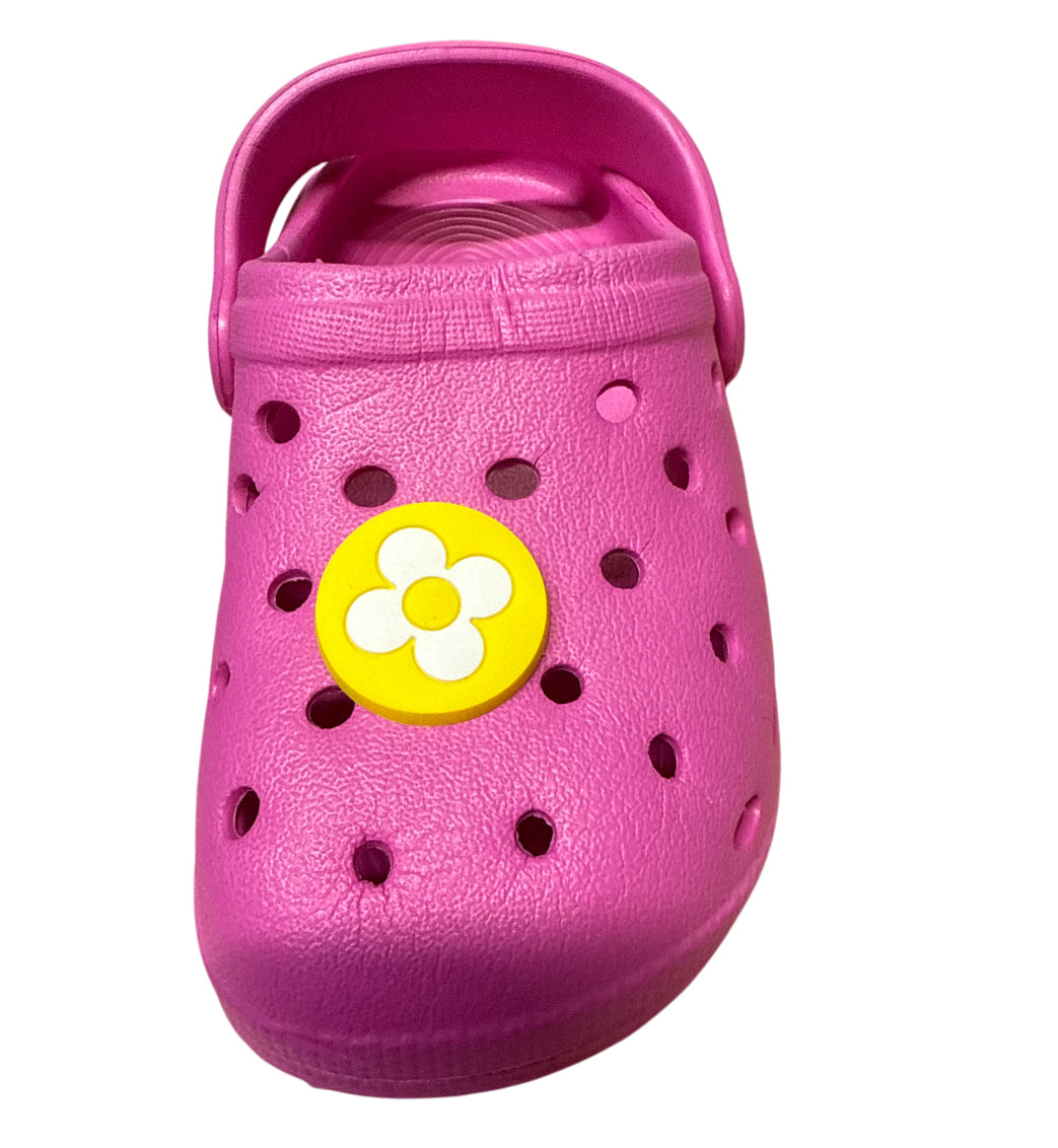 Yellow Lv circle Shoe Charm