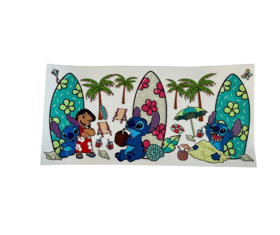 Stitch surf Cup Transfer