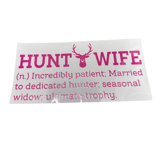 Hunt deer wife pink Cup Transfer
