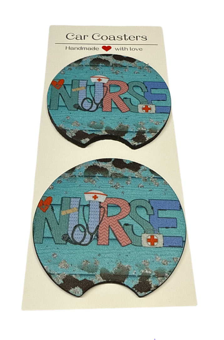 Nurse blue Coasters