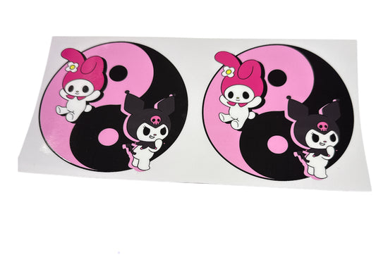 Melody & kuromi yin yang Cup Transfer