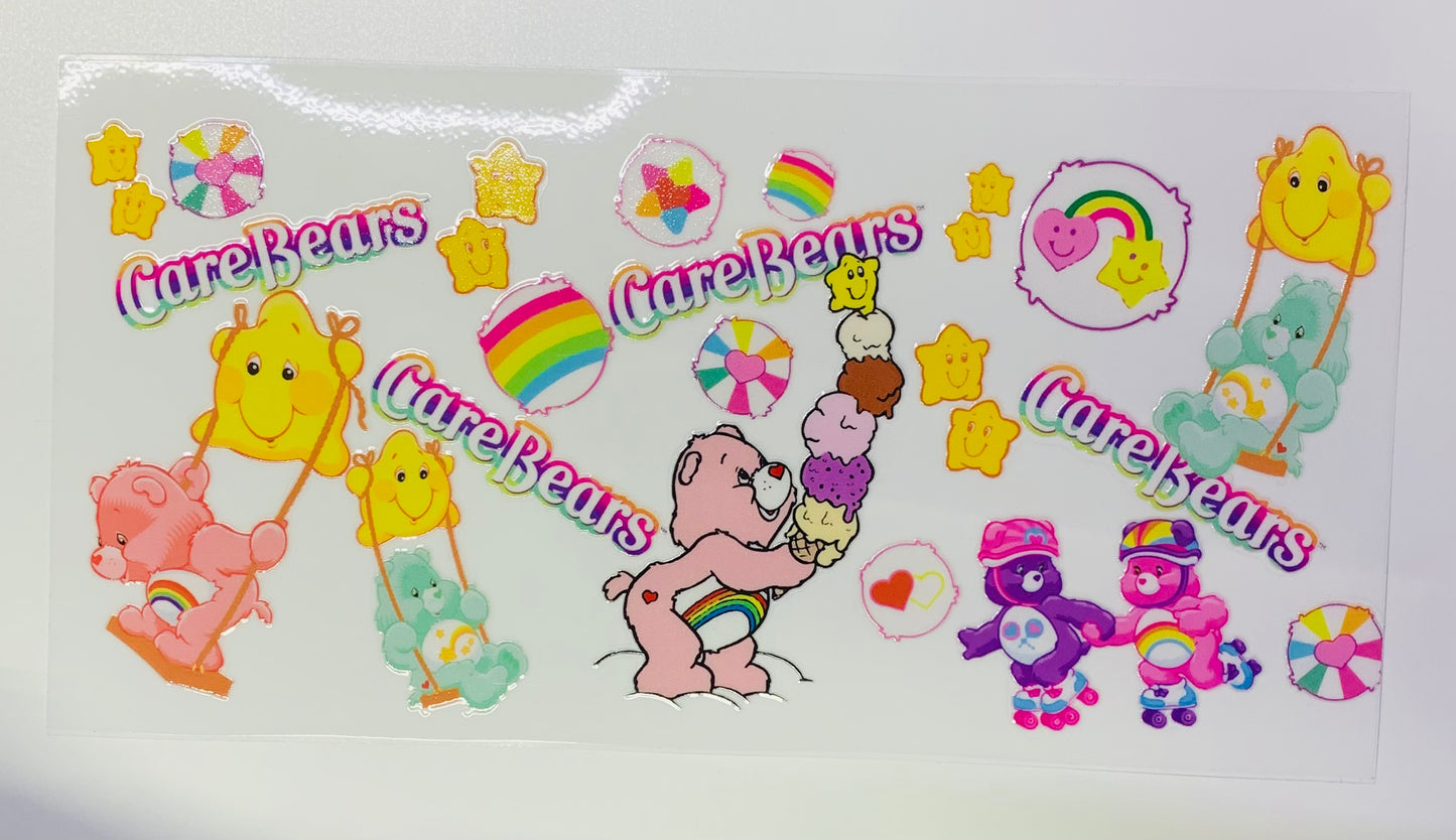 Care Bear Ice Cream Cone Cup Transfer