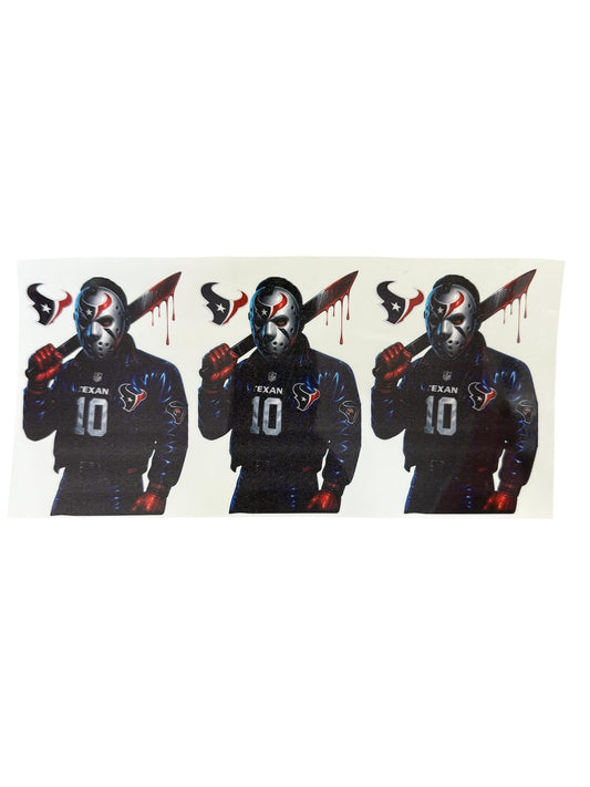 3 Texans horror Cup Transfer