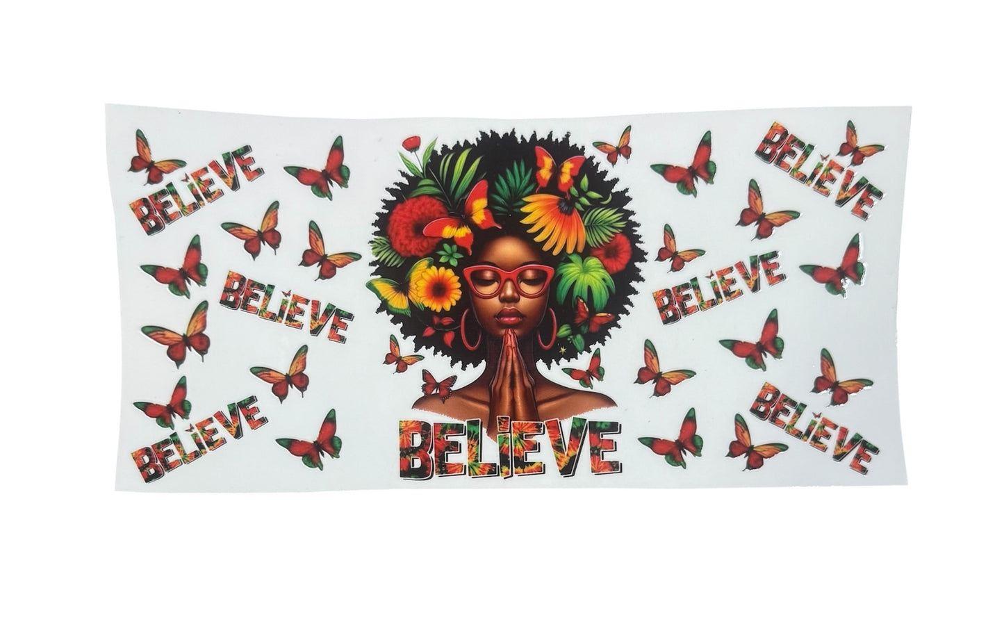 Believe Butterflies UV Cup Transfer