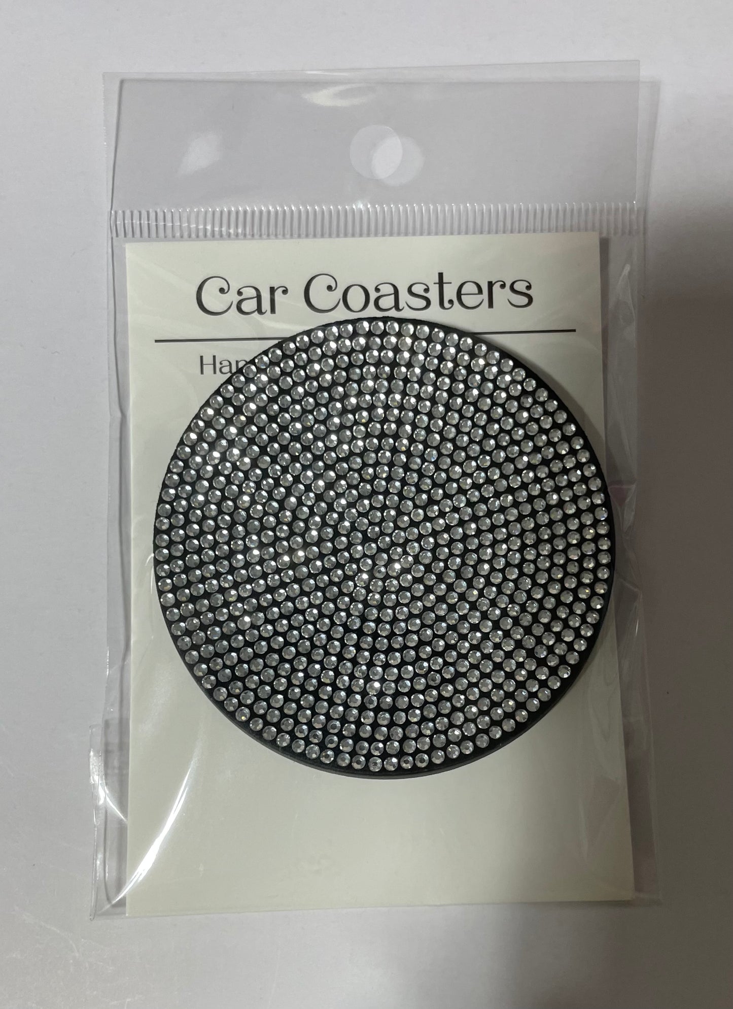 Rhinestone Silver Coaster