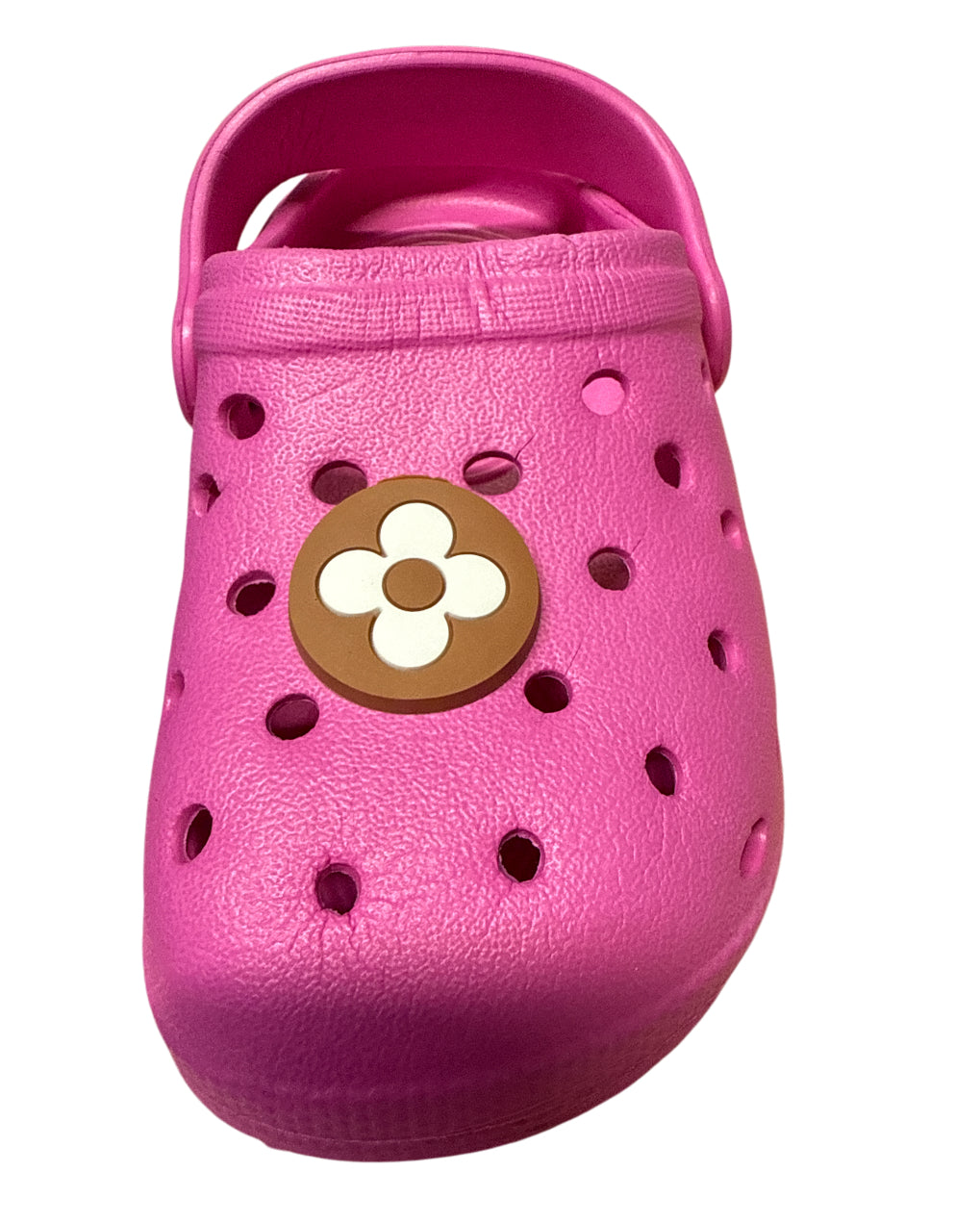 Lv brown circle Shoe Charm