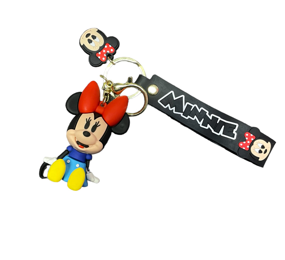 3d pvc minnie mouse Keychain