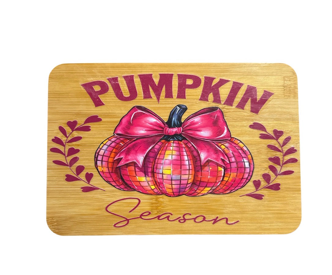 Pumpkin season pink Decorating Cutting boards / boards