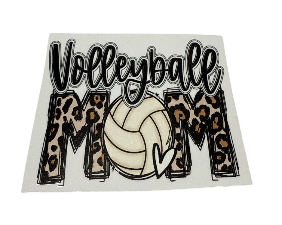 Volleyball mom Transfer Decal