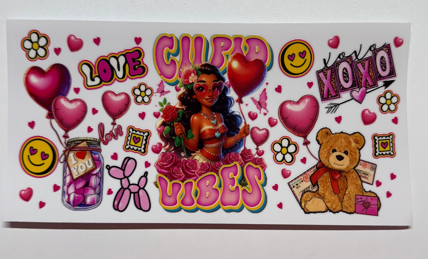 Moana Cupid Vibes Cup Transfer