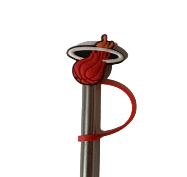 Miami Heat Straw Topper