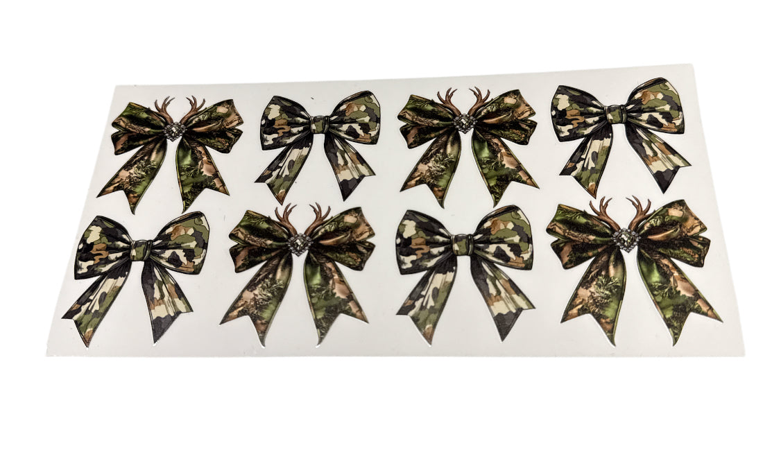 Camo bows Cup Transfer
