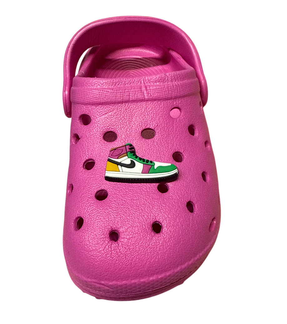 Green yellow sneaker Shoe Charm