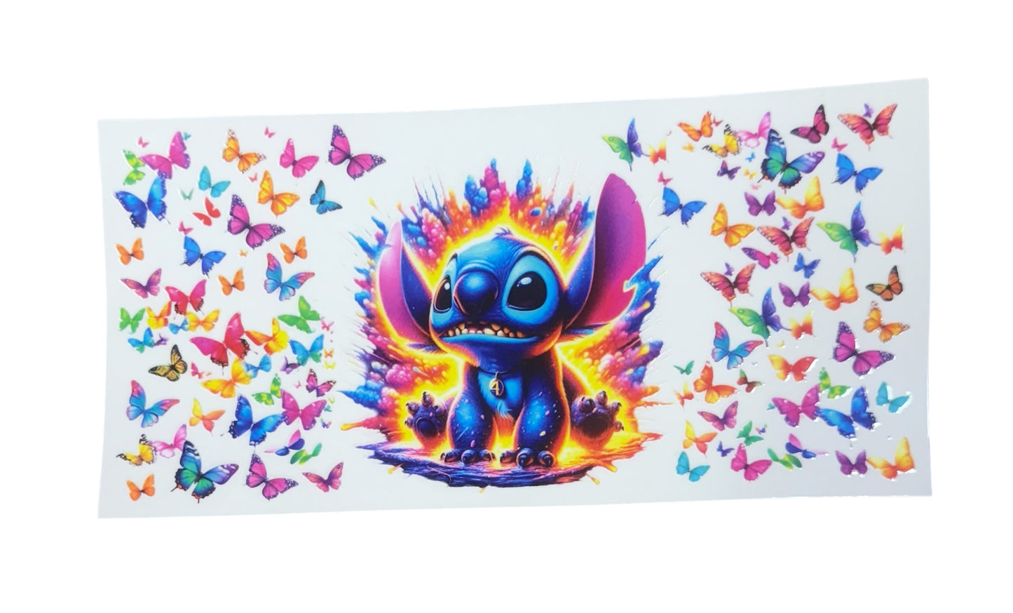 Colorful Stitch Explosion UV Cup Transfer