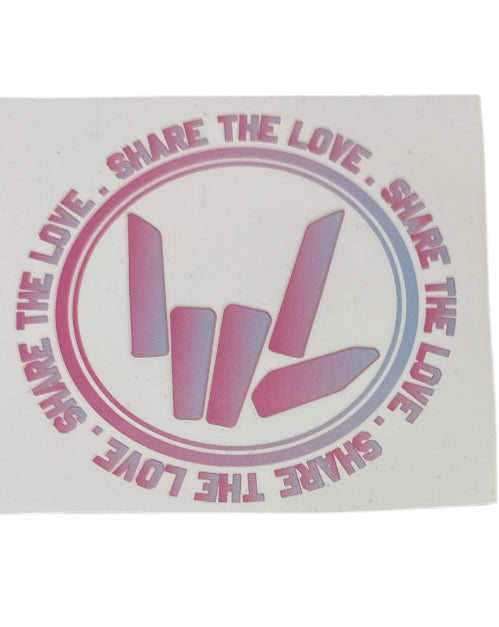 Share the love Transfer Decal