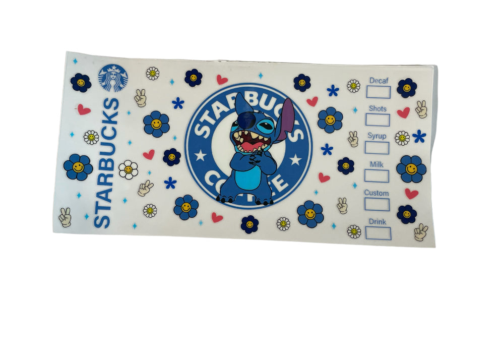 Starbucks stitch Cup Transfer