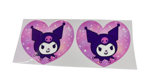 Kuromi hearts Cup Transfer