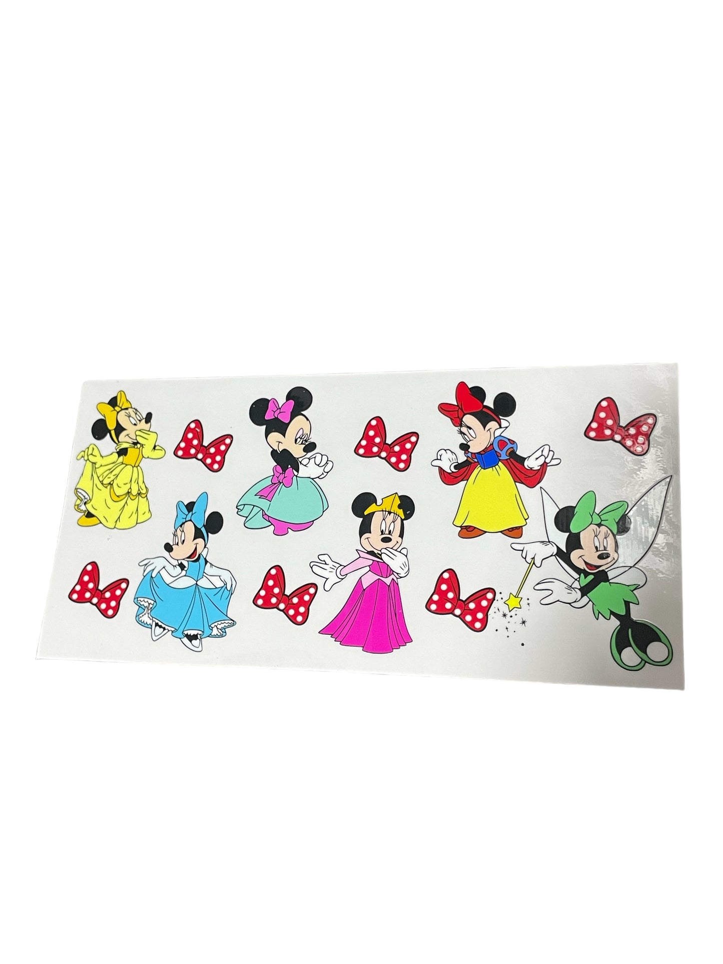 Minnie Dresses Cup Transfer