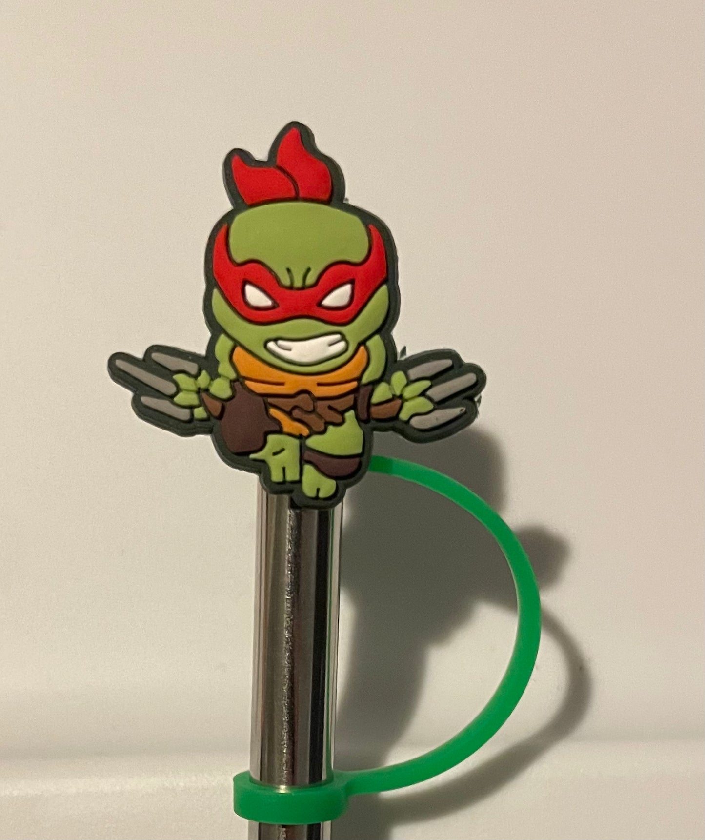 Ninja Turtle Red Straw Topper