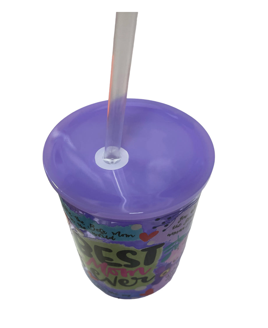 Best mom glass cup with handle