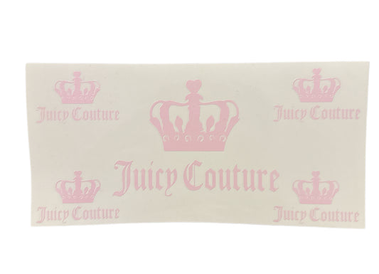 Juicy light pink crown Cup Transfer