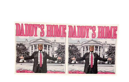 Daddy’s home pink trump Cup Transfer